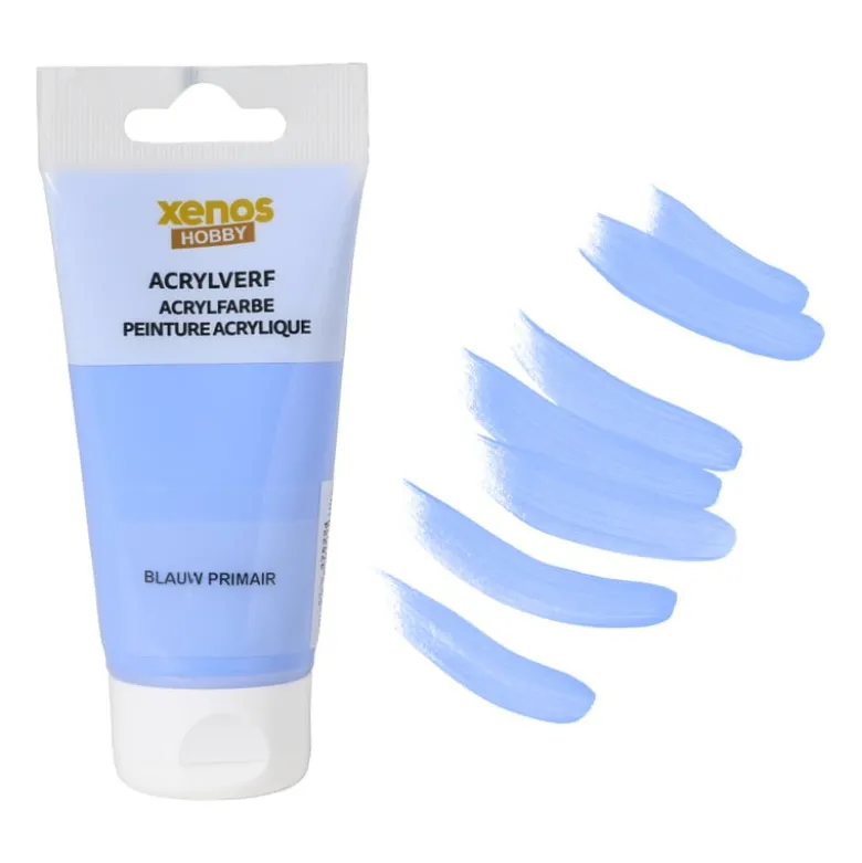 Acrylverf - primair blauw - 75 ml