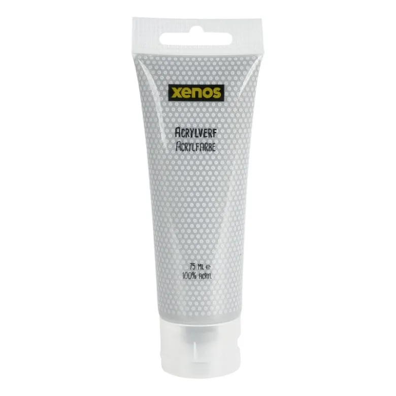 Acrylverf zilver - 75 ml