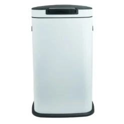 Afvalemmer push - wit - 38 liter