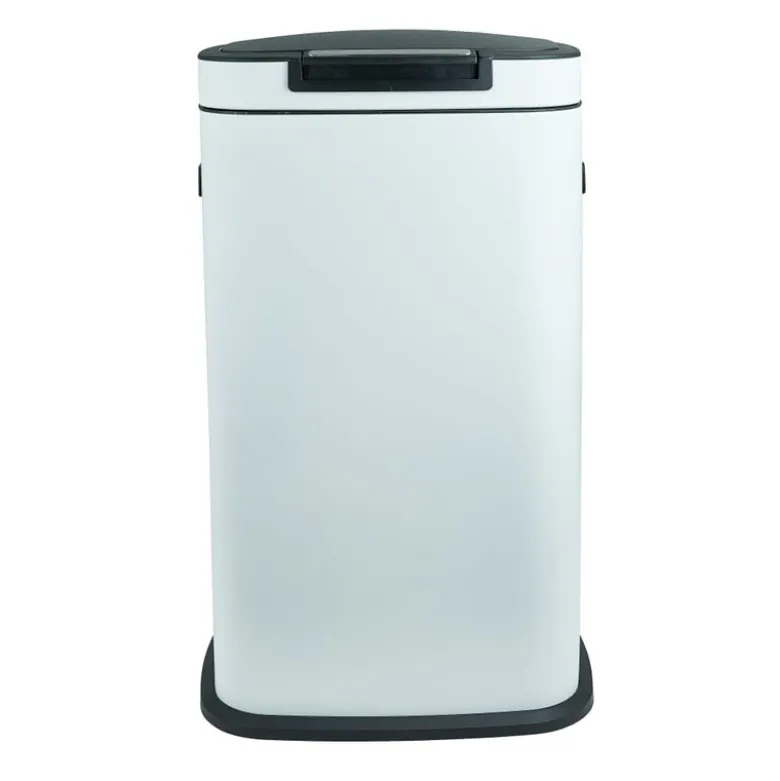 Afvalemmer push - wit - 38 liter