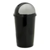 Afvalton bullit - 50 liter - zwart