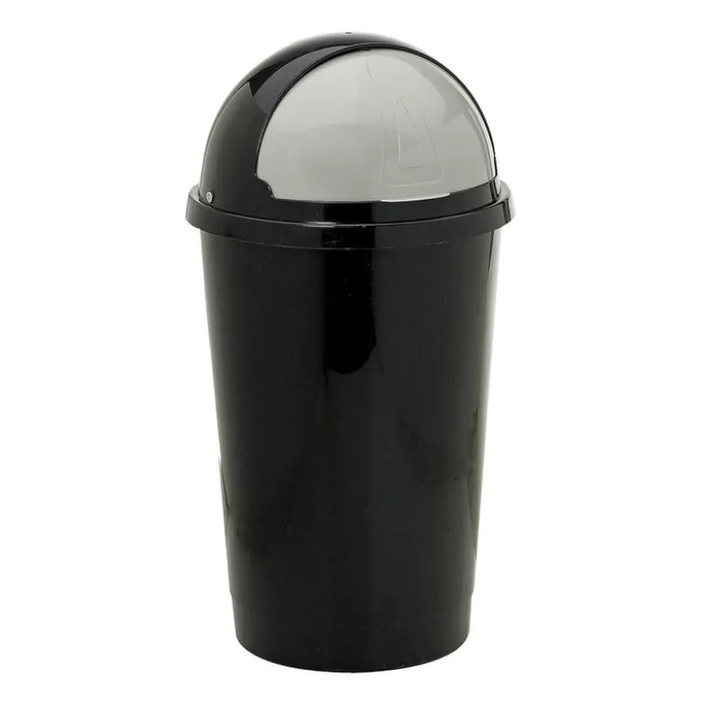 Afvalton bullit - 50 liter - zwart