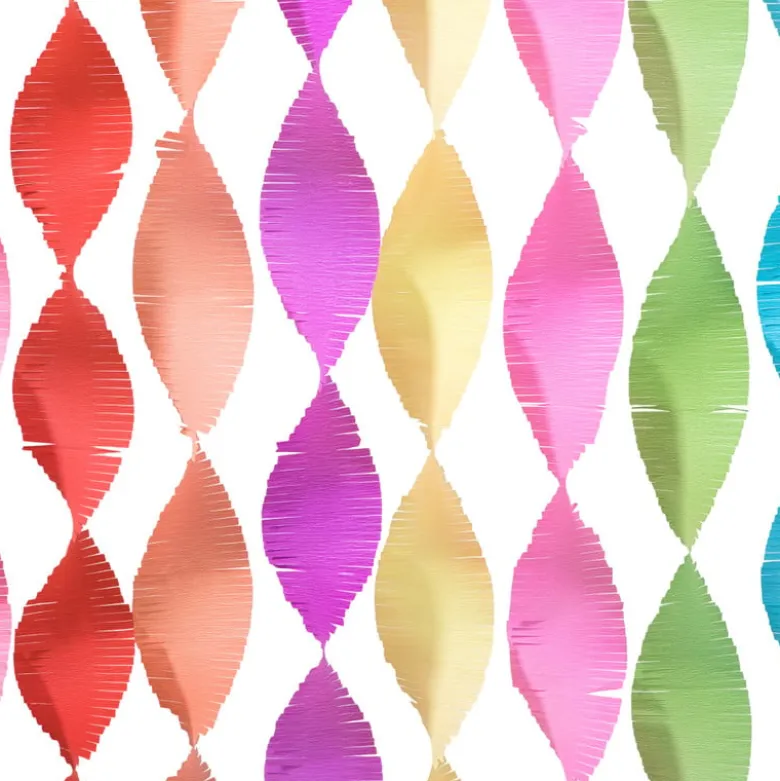 Backdrop crêpe papier - multikleur - 15x200 cm