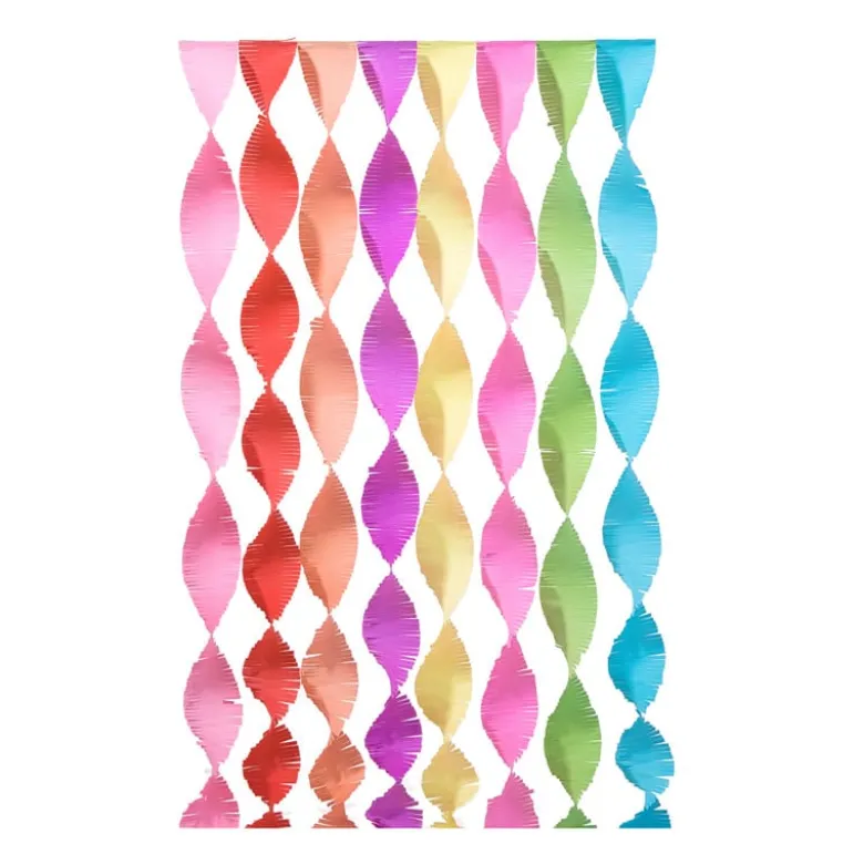 Backdrop crêpe papier - multikleur - 15x200 cm