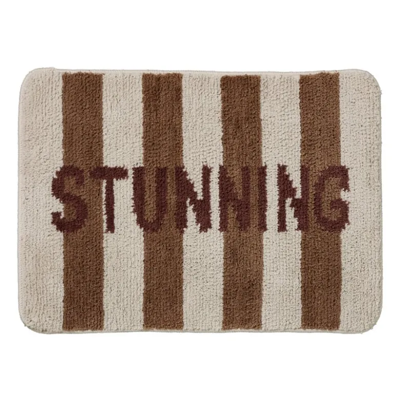 Badmat stunning - bruin - 50x70 cm