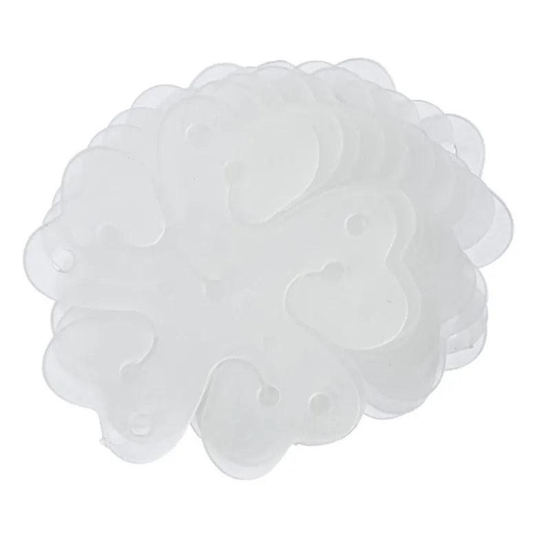 Ballon clip bloemvorm - set van 10 - ø8x1 cm