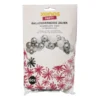 Ballonnenboog - zilverkleurig - set van 60
