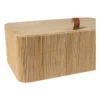 Bamboe kistje met deksel Jesse - 10x27x15.5 cm - naturel