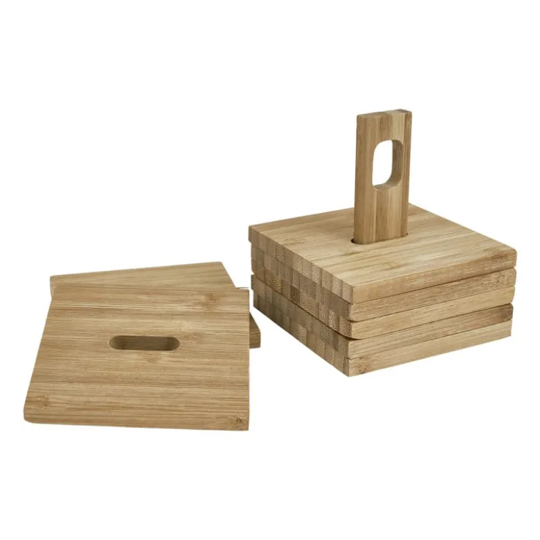 Bamboe onderzetters - set van 6