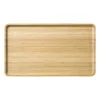 Bamboe tray klein - bruin - 1.8x28x18 cm