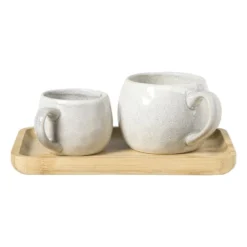 Bamboe tray klein - bruin - 1.8x21x14.5 cm