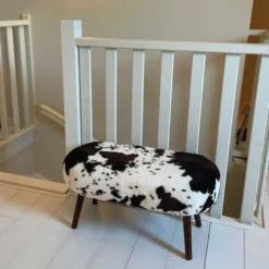Bankje the cow - bruin/beige - 40x82x40 cm