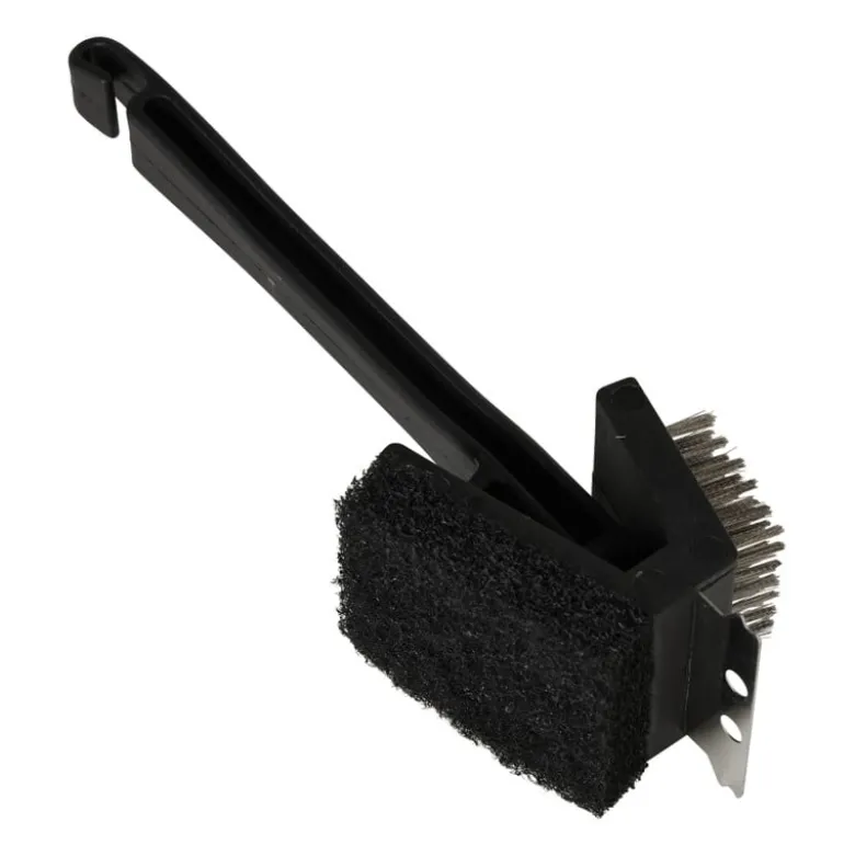 BBQ borstel - zwart - 26.5 cm