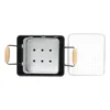 Bbq kubus - mini barbecue - 27.5x17x15.5 cm