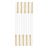 10 BBQ spiezen - metaal - 48 cm