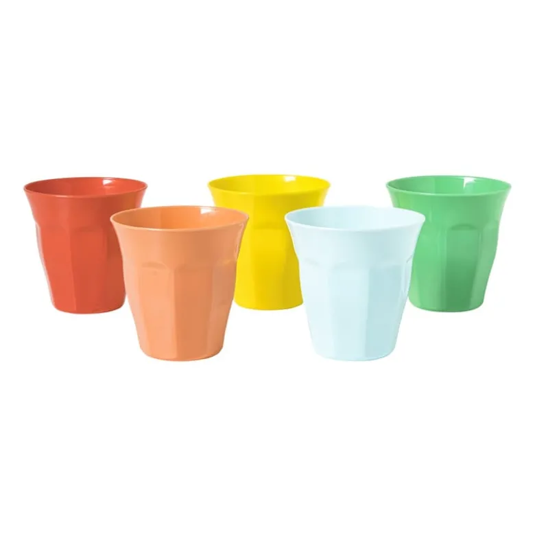 Beker facet - blauw - 250 ml