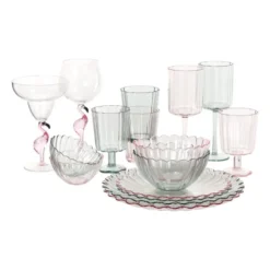 Beker geschulpt - groen - 400 ml