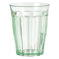 Beker met facetten - groen - 450 ml