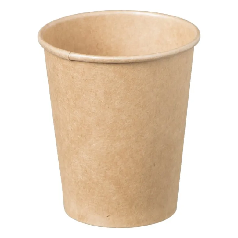 Bekers kraft papier - set van 10