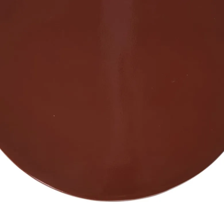 Bijzettafel Calvin - bordeauxrood - ø35x35 cm