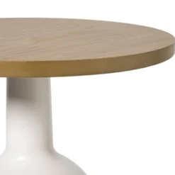 Bijzettafel Chico - bruin/beige - ø40x47 cm