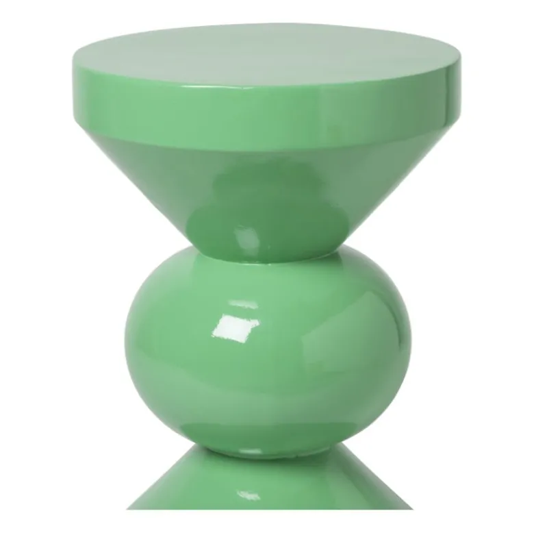 Bijzettafel diabolo - groen - ø33x50 cm