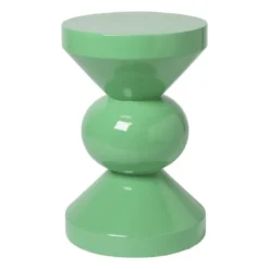 Bijzettafel diabolo - groen - ø33x50 cm