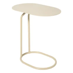 Bijzettafel Freddy - beige - 49x45x28 cm