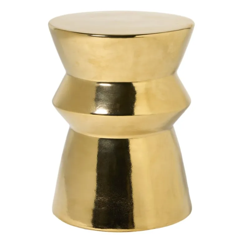 Bijzettafel gold - goudkleurig - ø33x44 cm