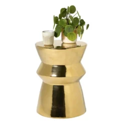 Bijzettafel gold - goudkleurig - ø33x44 cm