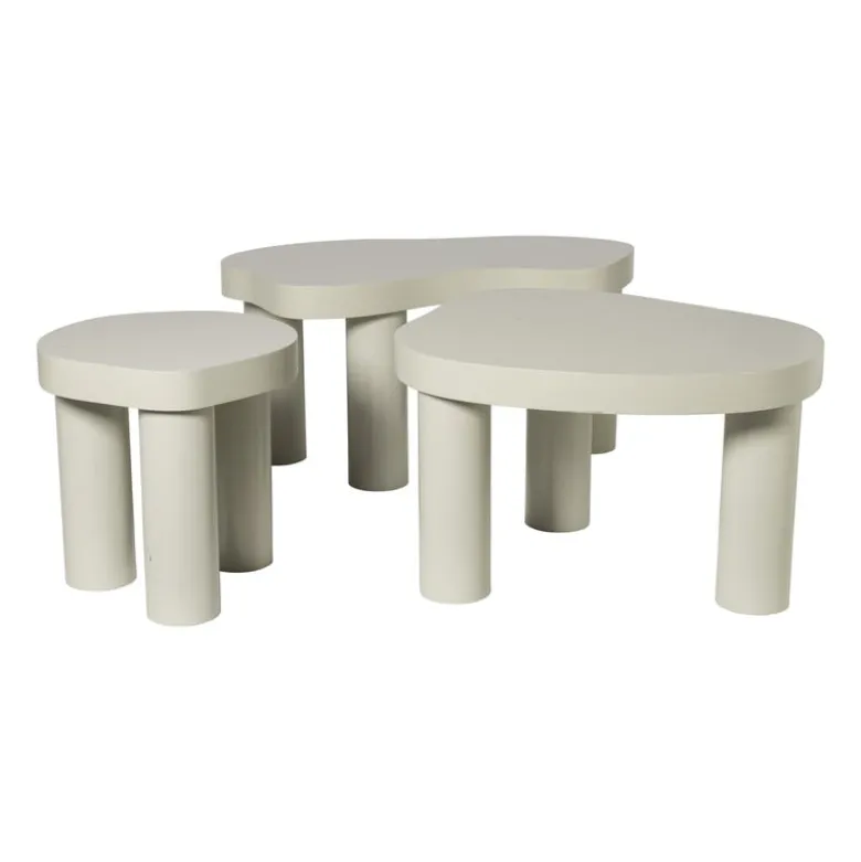 Bijzettafel Karlstad middel - 40x65x55 cm - grijs