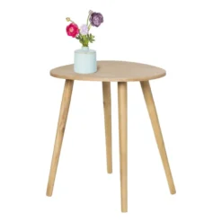 Bijzettafel lund ovaal klein - naturel - 50x38x45 cm