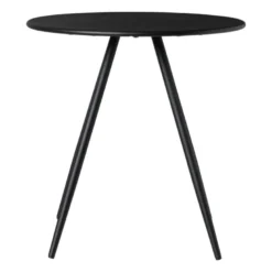 Bijzettafel Manolo laag- zwart - ø55x40 cm