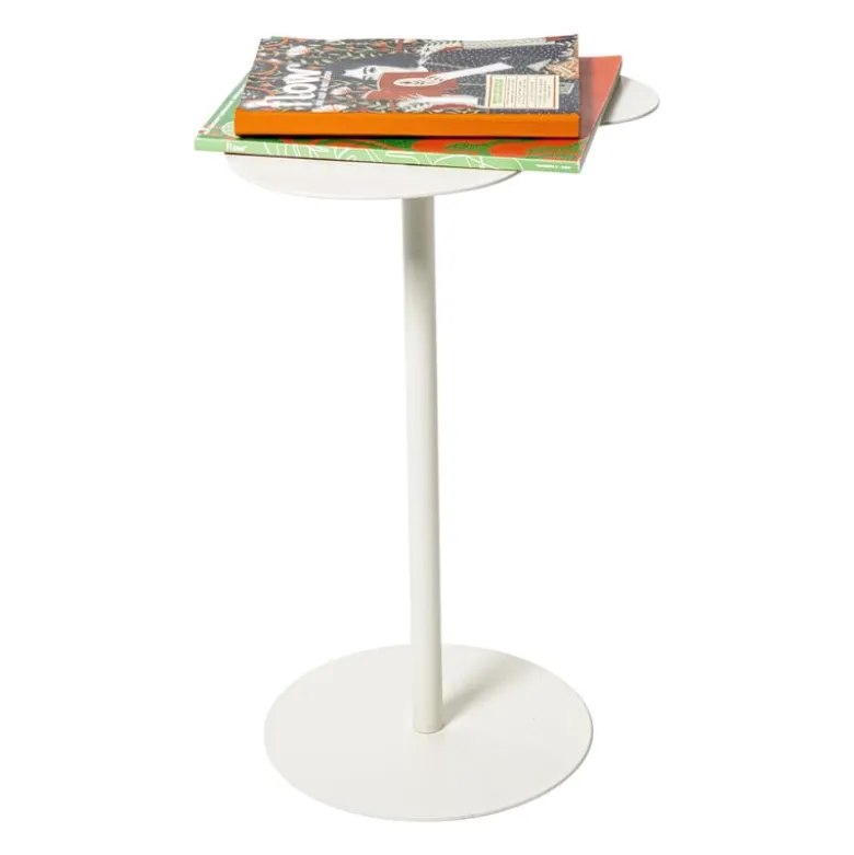 Bijzettafel Mica organisch - wit - 53x35x26 cm