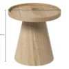 Bijzettafel Rondo klein - naturel - ø38.8x38 cm