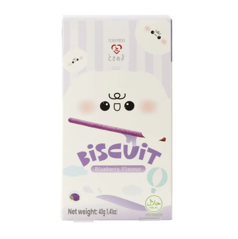 Biscuit stick tokimeki - bosbes - 40 gram
