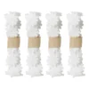 Bloemenband wit - set van 4 - 100 cm