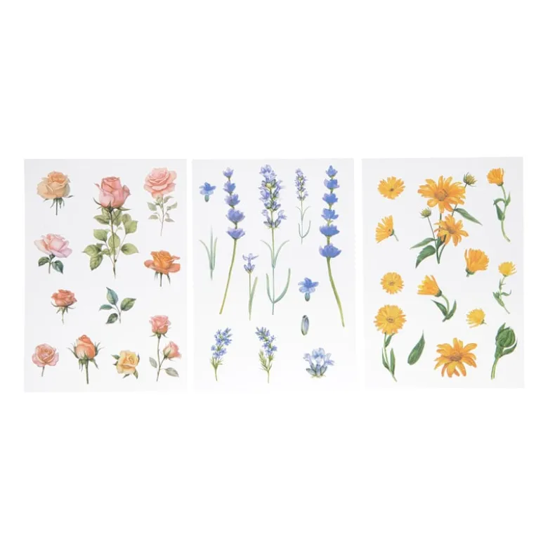 Bloemen stickers - set van 36