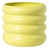 Bloempot bubbles groot - geel - ø19x18 cm