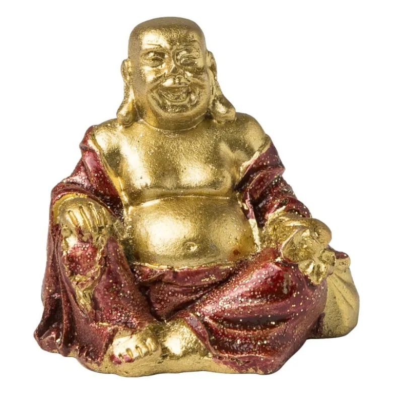 Boeddha mini - diverse varianten - goudkleurig