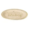 Bord baby - goudkleurig - set van 8