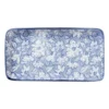 Bord blue print - botanic - 20x11 cm