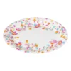 Bord Confetti - set van 8 - ø23 cm