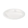 Borden bagasse met 3 vakken - set van 12 - ø26 cm