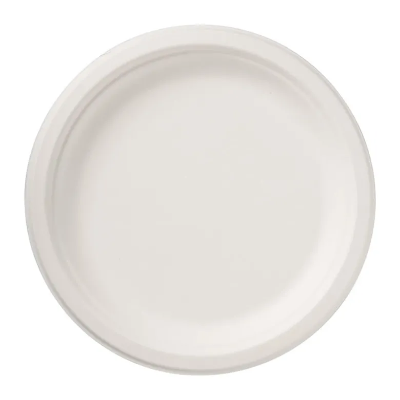 Borden bagasse - set van 8 - ø23 cm