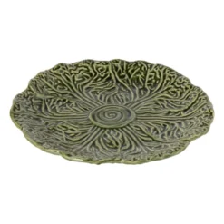 Bordje koolblad - groen - ø22x2.5 cm