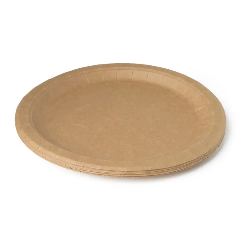 Bord kraftpapier - 10 stuks - 23,5 cm