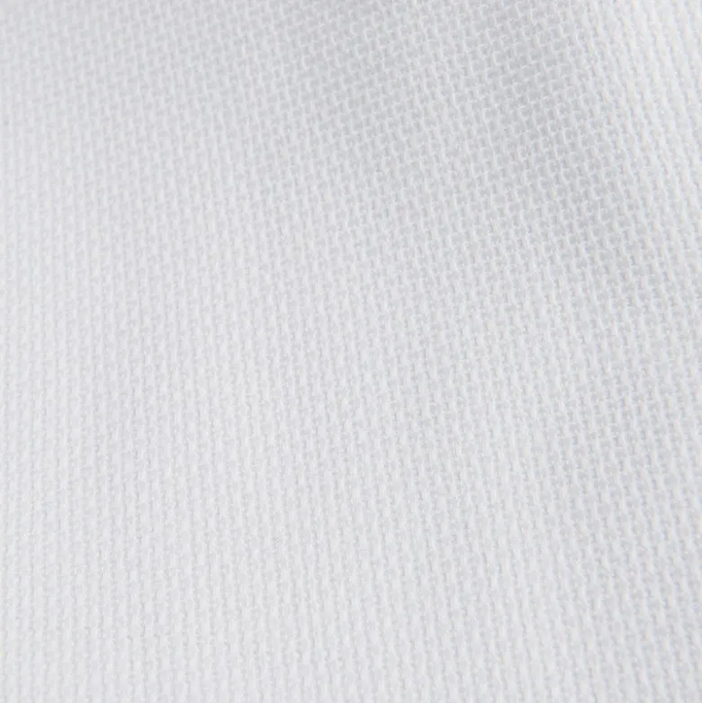 Borduurstof van katoen - wit - 45x38 cm