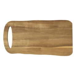 Borrelplank acacia - bruin - 43x22 cm