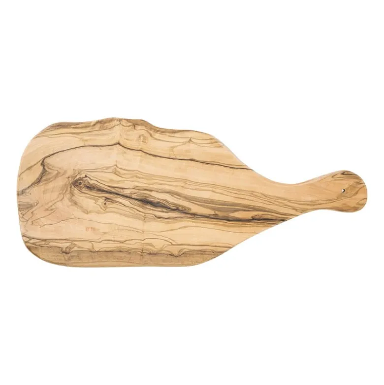 Borrelplank olijfhout XL - bruin - 46x19 cm
